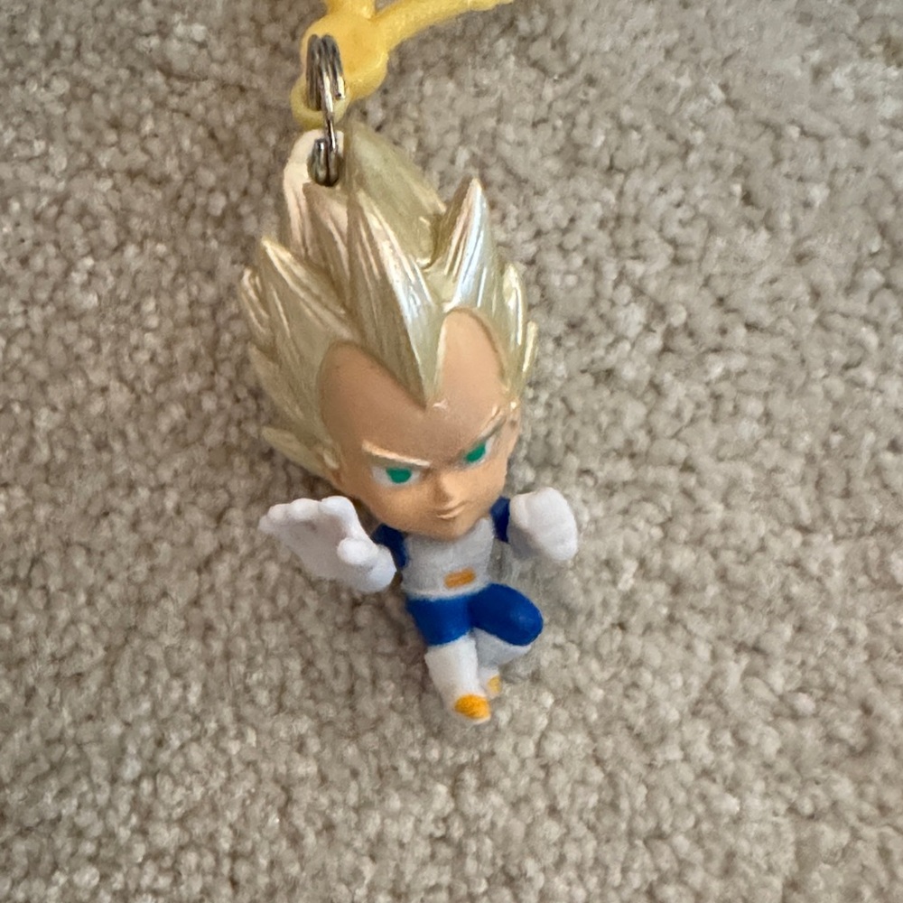 Dragon Ball Z Keychain Set - Super Saiyan Vegeta, Goku, and Piccolo - Picture 2 of 7